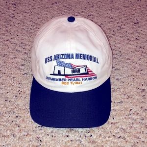 Vintage 90's USS Arizona Memorial Strapback Hat